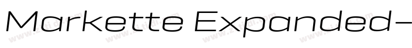 Markette Expanded字体转换
